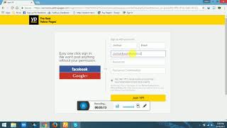 How to create yellow page account screenshot 2