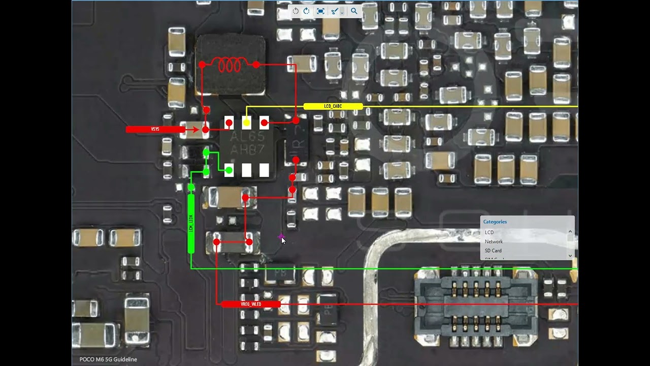 Xiaomi Poco M6 5G LCD light solution