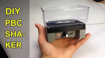PCB Etching Shaker with servo motor and arduino