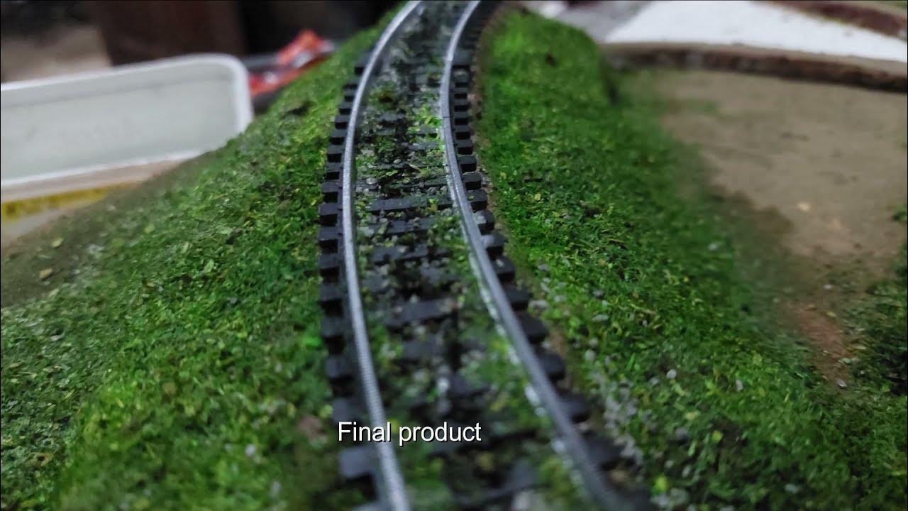How to make grass for diorama YouTube