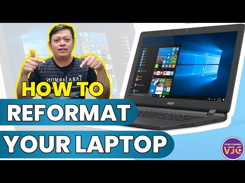 TUTORIAL HOW TO REFORMAT YOUR LAPTOP | RECOVERY OS
