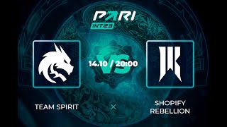 Team Spirit vs Shopify Rebellion THE INTERNATIONAL 2023