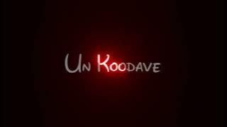 UN KOODAVE💕PORAKKANUM💕SONG💕BLACK SCREEN LYRICS WHATSAPP STATUS 💕TDJ