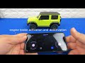 Unboxing Xiaomi Suzuki Jimny Sierra Kinetic Yellow Scale 1/16 4WD Rock Crawler App Bluetooth  RC Car