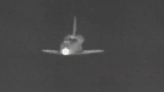 Space Shuttle Discovery's Approach Captured by Long-Range Infrared Camera