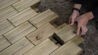 簡単！MUKUタイル　クロスタイプのDIY施工/テオリアランバーテック