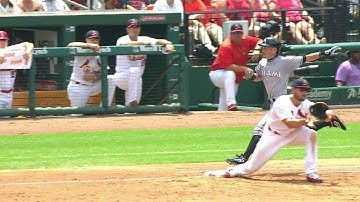 MIA@STL: Diaz nabs Ichiro after call overturned