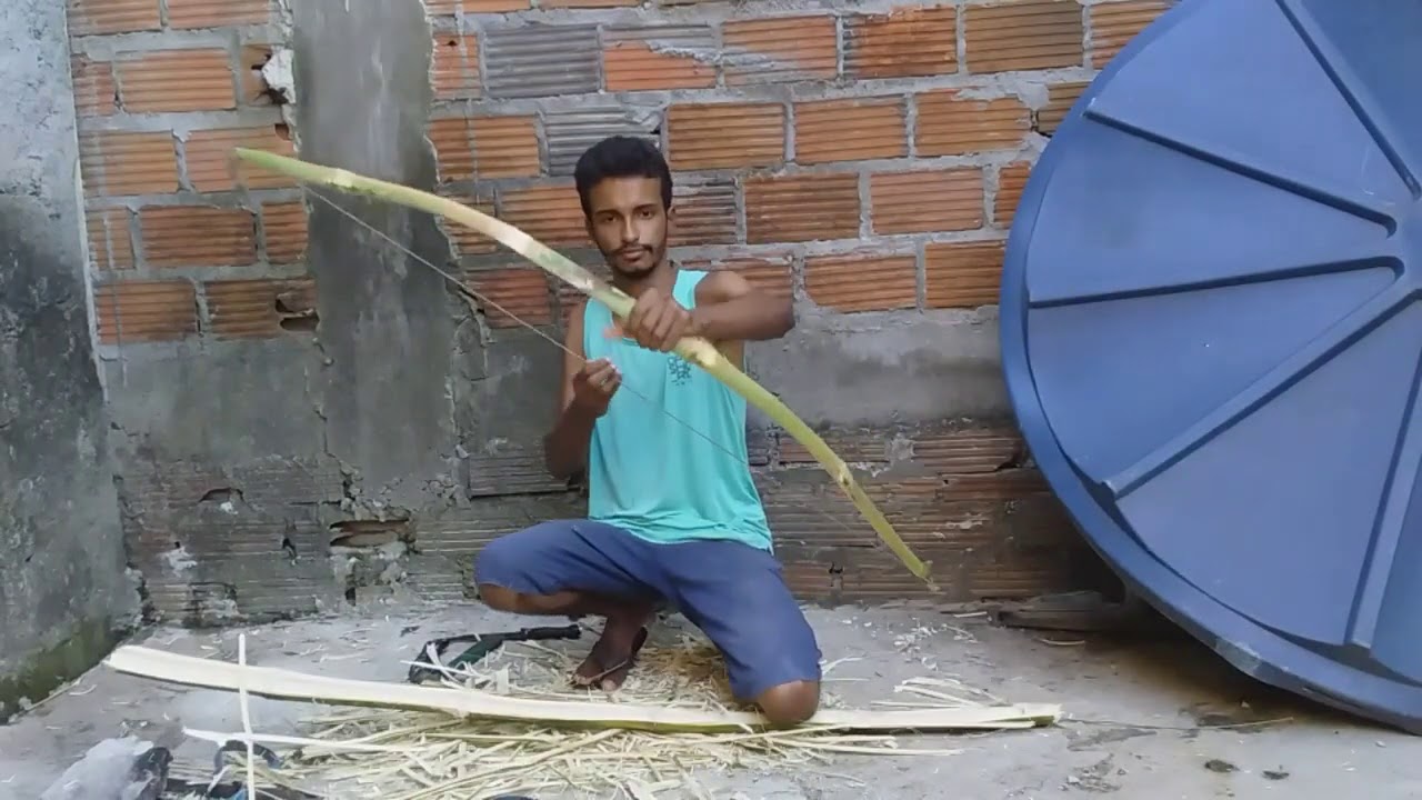 Arco e Flecha de Bambu 🏹🎋🎍🎯 Bamboo Bow and Arrow
