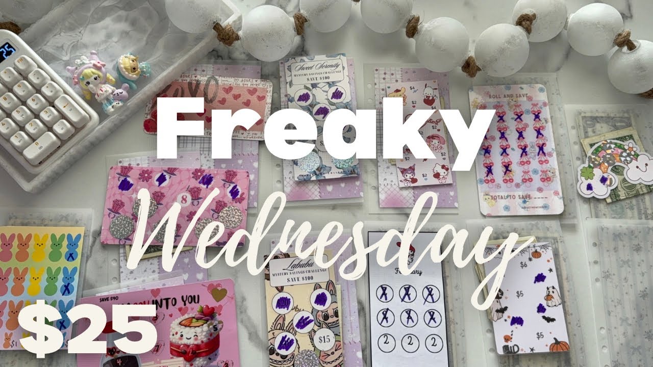 Freaky Wednesday $25 : Saving Challenges 