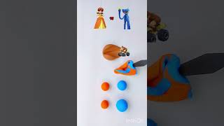 Super Mario Color Mixing 😍 💙 🍊 👌 #satisfying #art #poppyplaytime #supermario #fyr #drawing
