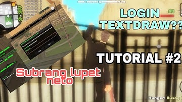 HOW TO CHANGE LOGIN TEXTDRAW - DENZELL✔️✔️✔️