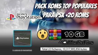 PACK ROMS TOP POPULARES PARA PSX 20 ROMS EPSXE RETROARCH BATOCERA RETROBAT ANDROID ETC