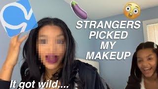 I let STRANGERS ON OMEGLE PICK MY MAKEUP!..