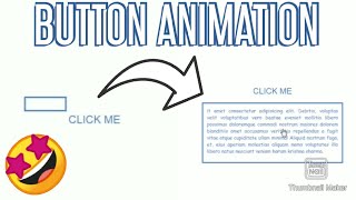 Awesome animated css button | (html, css, javascript) Drop down button box animation.