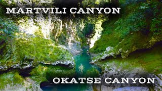 Okatse and Martvili Canyon 🇬🇪 | Video by Drone | Каньоны Окаце и Мартвильский 🇬🇪