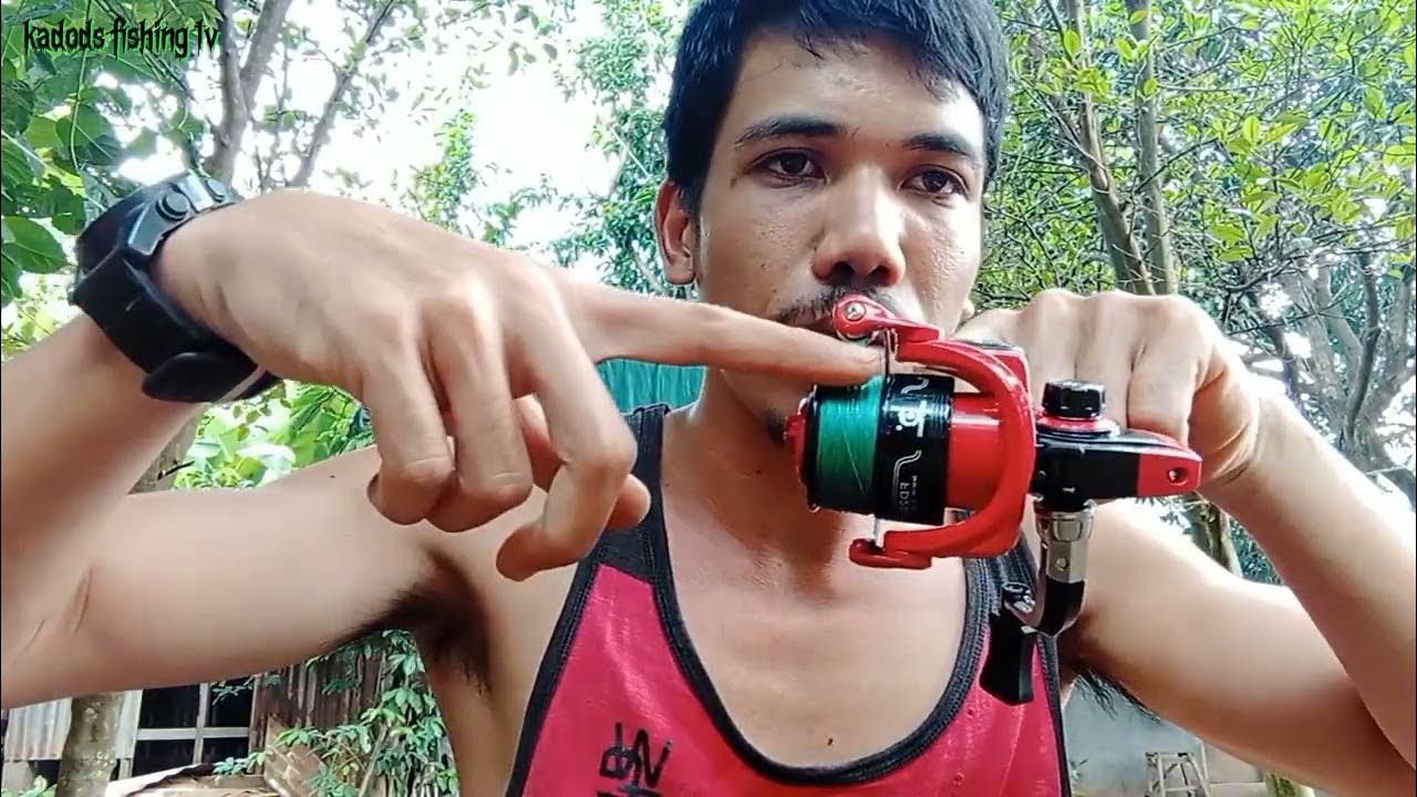 How I spool braid line to reel and tips and tutorial,causes of wind