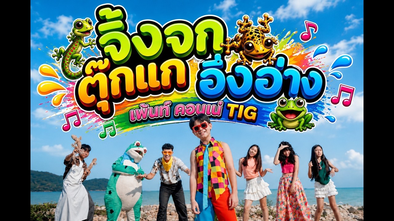 จิ้งจก ตุ๊กแก อึ่งอ่าง - เพ้นท์ คอนเน่  TIG [ Official  MV ]