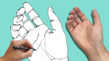 Continuous Line Drawing Of Your Hand - Why This Is One Of The BEST Drawing Exercises You Can Do!