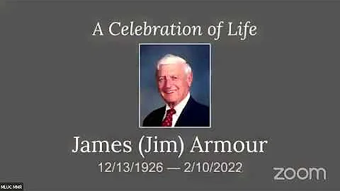 Jim Armour Memorial Service