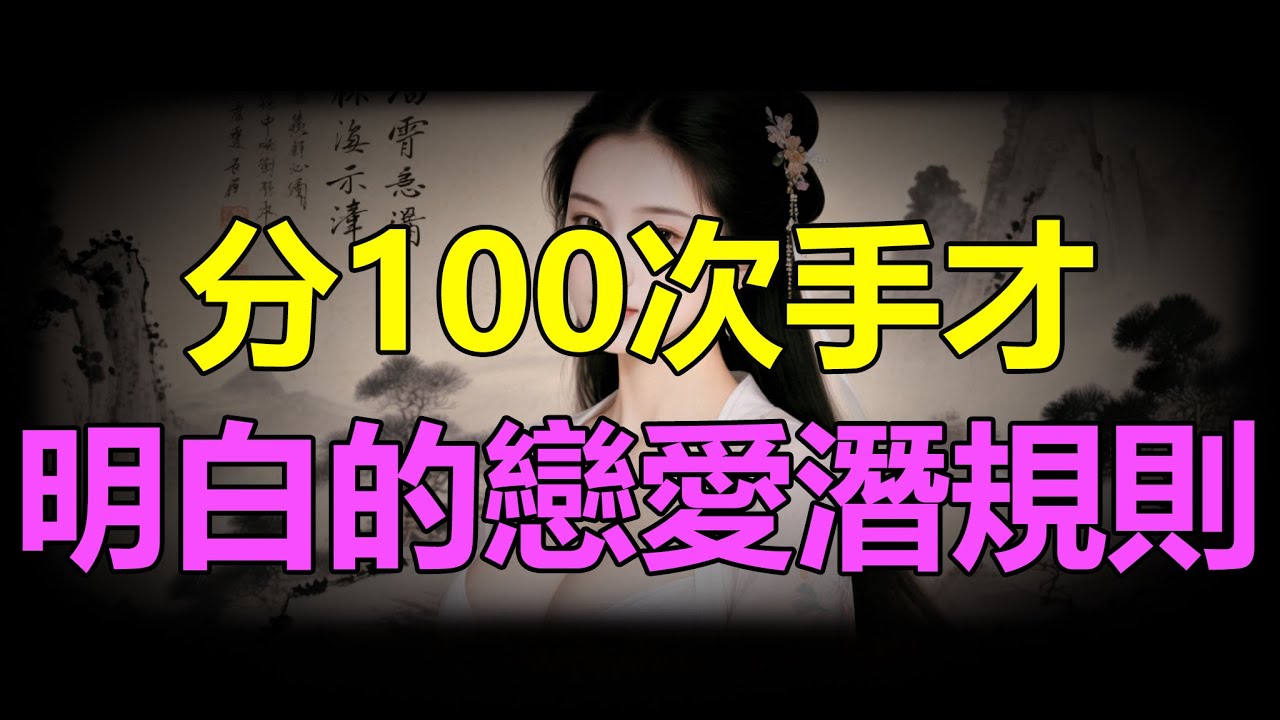 【天涯神贴】分100次手才明白的恋爱潜规则The hidden rules of love that you will understand after breaking up 100 times