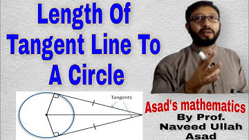 Length Of Tangent Line To A Circle With Examples