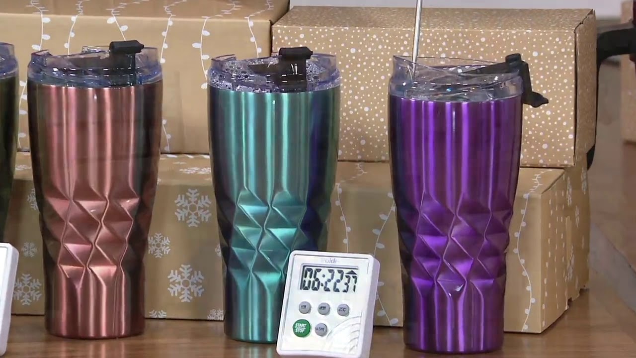 Primula Set of 4 Insulated S/S Tumblers with Gift Bags
