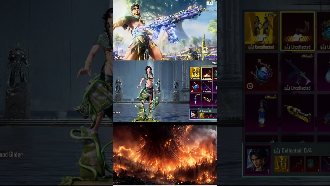 NEW ULTIMATE SET ETERNAL DRIFTWOOD GLIDER BGMI #Bgmi