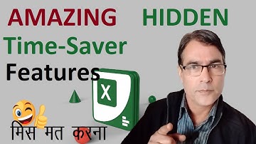 Amazing Excel Time-Savers - 5 Hidden Features for Busy People in MS Excel | MS Excel Tips and Tricks
