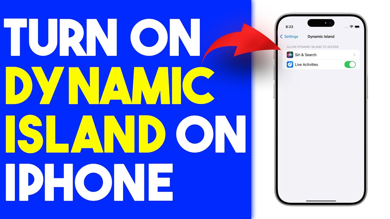 How To Turn On Dynamic Island On iPhone (How To Enable And Use Dynamic ...