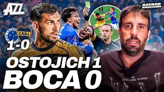 CONTROVERSIAL REFEREEING 🔥 ARGENTINE JOURNALIST REACTS TO CRUZEIRO 1 - BOCA 0 | COPA LIBERTADORES