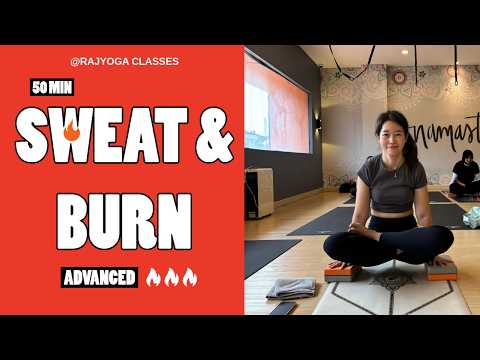 Sweat & Burn Yoga Flow | Dynamic Stretch & Strength Flow | 50 Min