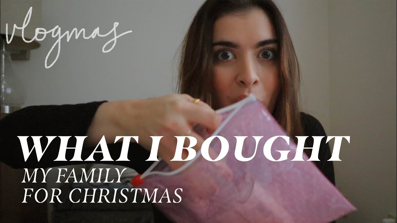 What I bought my family for christmas! | vlogmas day 15