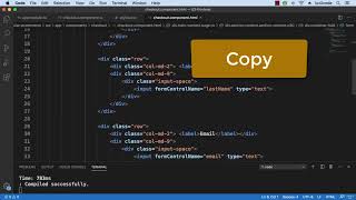 19.7 Angular Project   Checkout Form Layout   Shipping Address Update