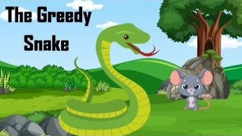 The greedy snake , cartoon story ,urdu cartoon