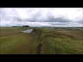 Drone footage of Hadrian's Wall - Sycamore gap
