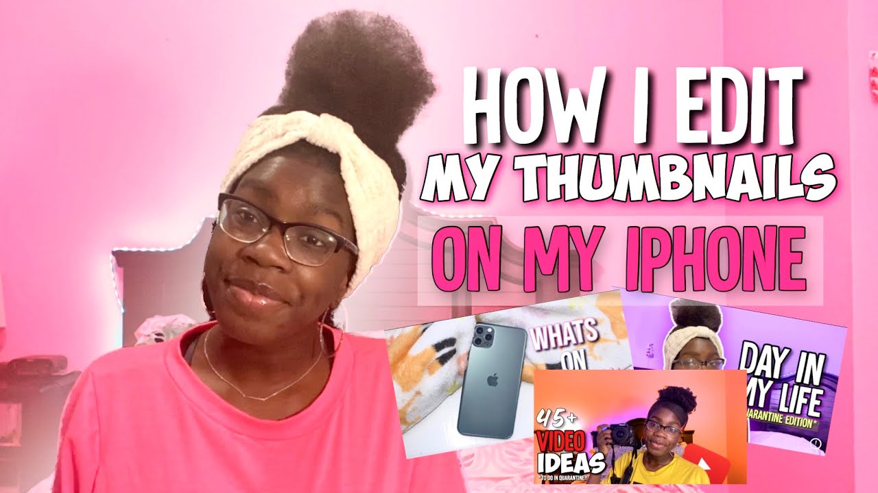 Thumbnail Collection Iphone how to make CUSTOM thumbnails on your iPhone like a PRO 2020! - YouTube