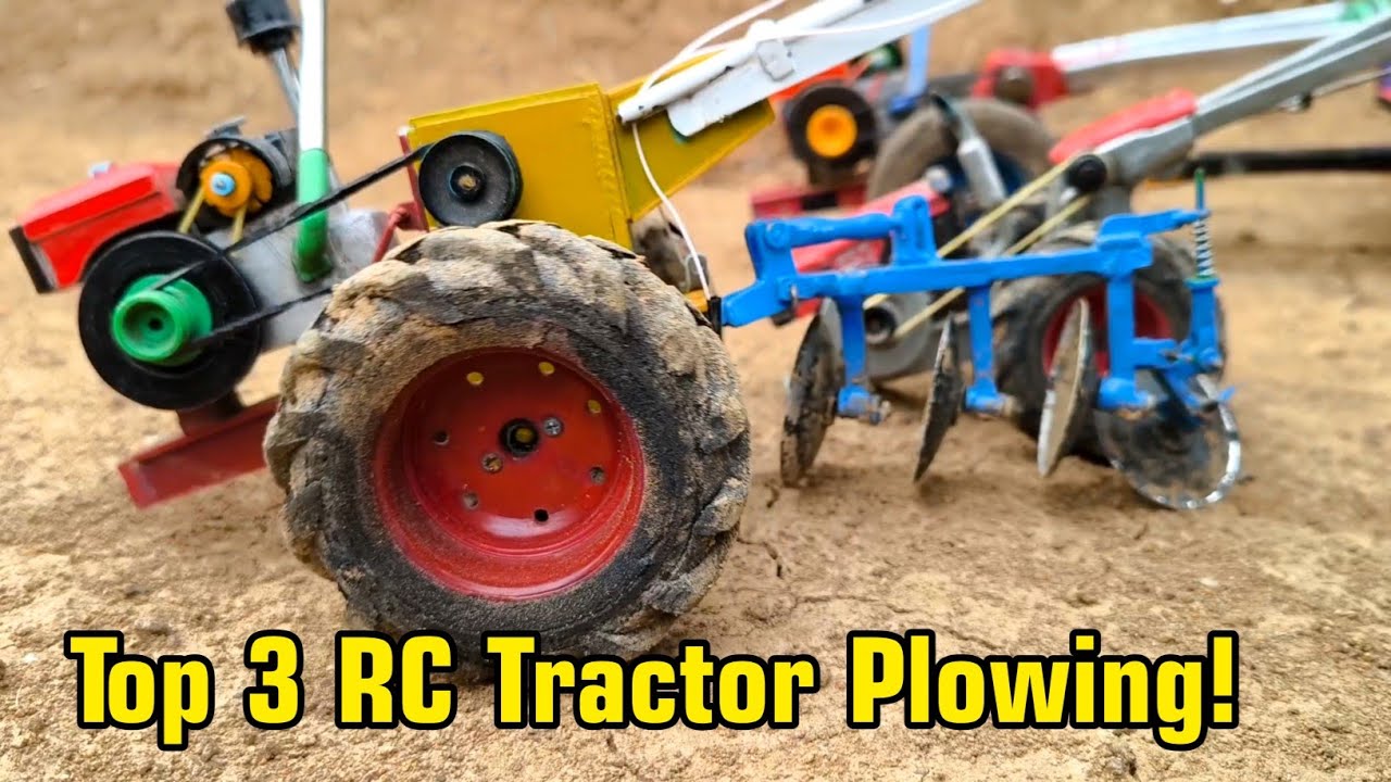 Top 3 Epic RC Tractor Plowing Moments!🚜Realistic Farming Action in one Video