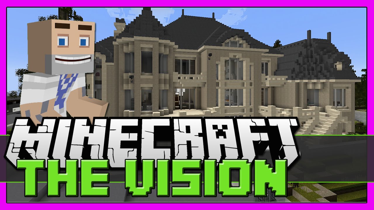 Awesome Hillside Mansion The Vision Episode 19 Minecraft Building Minecraft Designs Minecraft Buildings