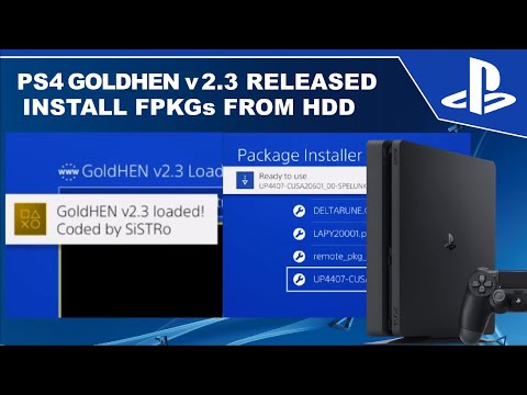 PS4 GoldHEN 2.3 Released | Install FPKGs From HDD