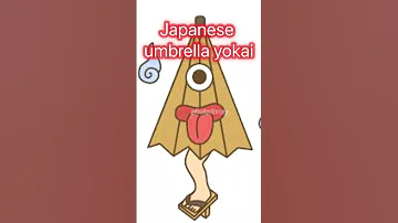 Japanese Strange Yokai Karakasa Umbrella Horrorshorts Japanesefolklore 