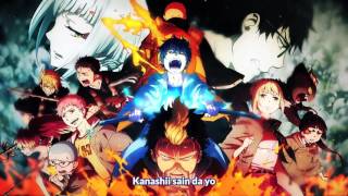 Video thumbnail of "[Romaji] Ao no Exorcist Season 2 Full opening [UVERworld - Itteki no Eikyou]"