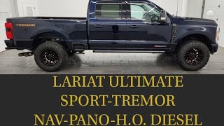 2023 F250 LARIAT ULTIMATE SPORT TREMOR HIGH OUTPUT DIESEL ANTIMATTER BLUE JOSE SPECIAL 14554Z