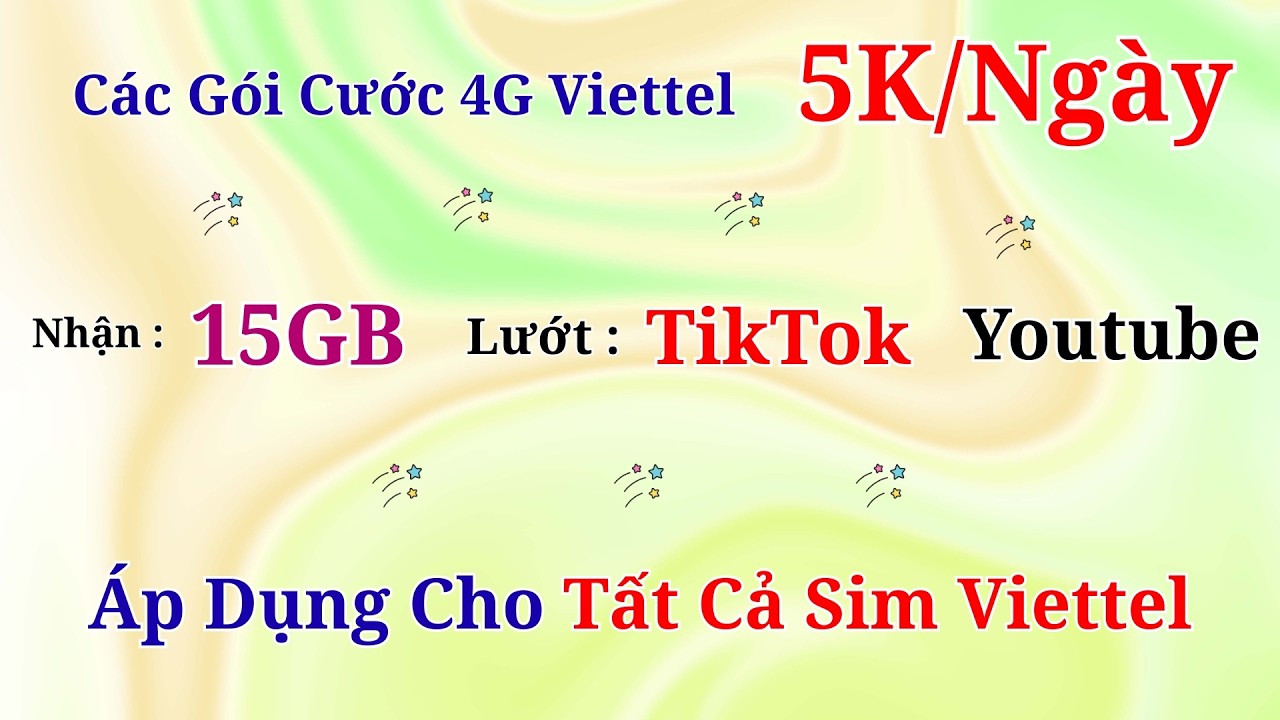 Các Gói Cước 4G Viettel 5K 1 Ngày – Tổng Hợp Gói Cước Siêu Rẻ, Đăng Ký Siêu Nhanh! #trending #top