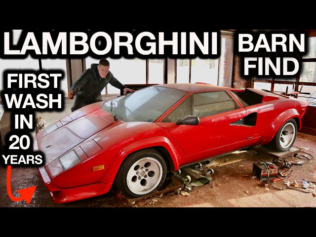 Lamborghini Countach é encontrado após 20 anos abandonado - Jornal do Carro  - Estadão