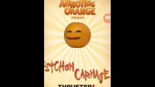 Annoying Orange Kitchen Carnage. Balloon Pop