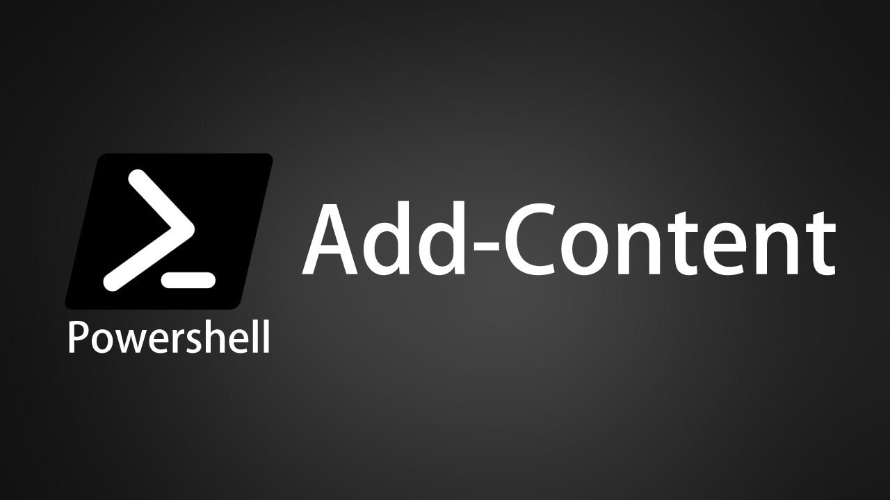 【Powershell】Add-Content - YouTube