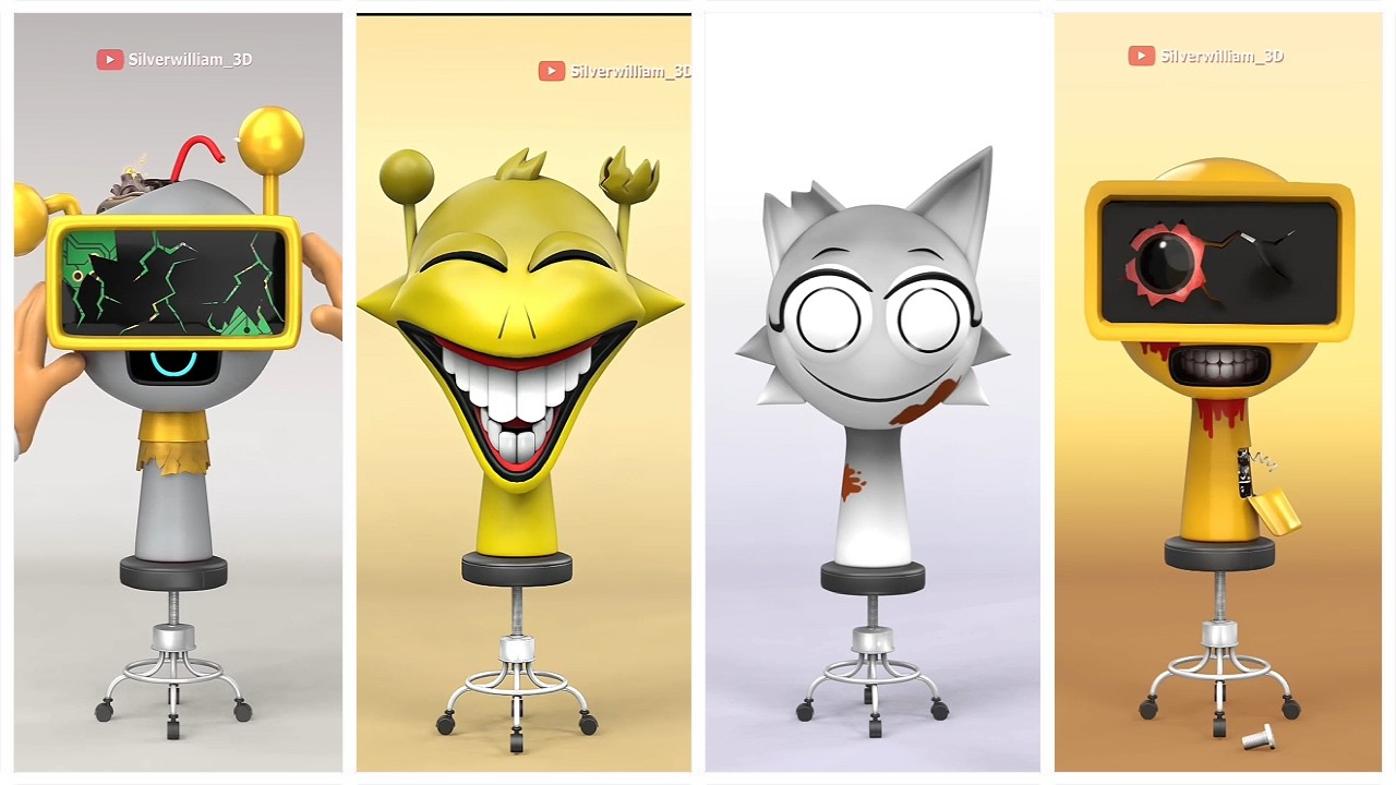 Sprunki Characters Compilation 🔥 | Viral Cartoon Animation