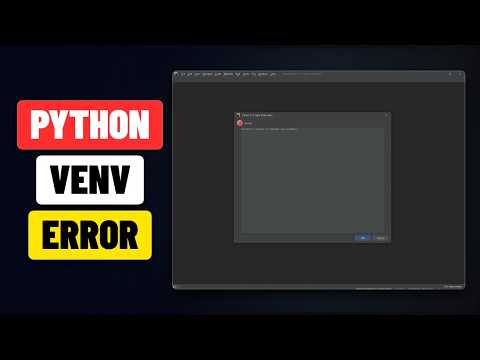 Fix Python py  m venv Failed to Create Virtual Environment Error