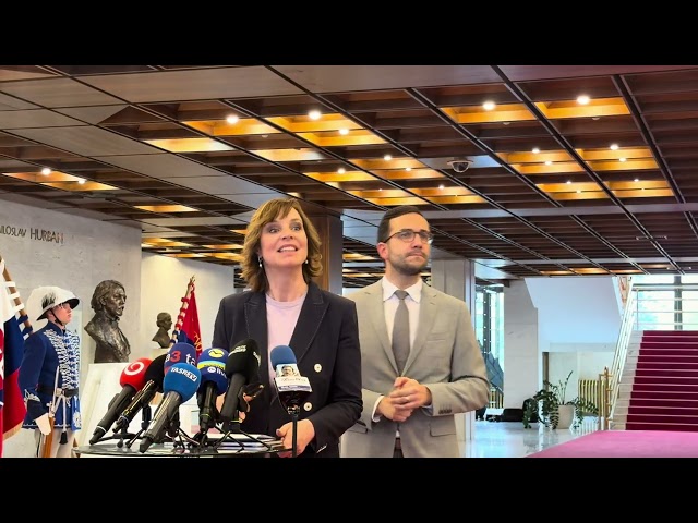 TK Remišová a Július Jakab k začiatku schôdze