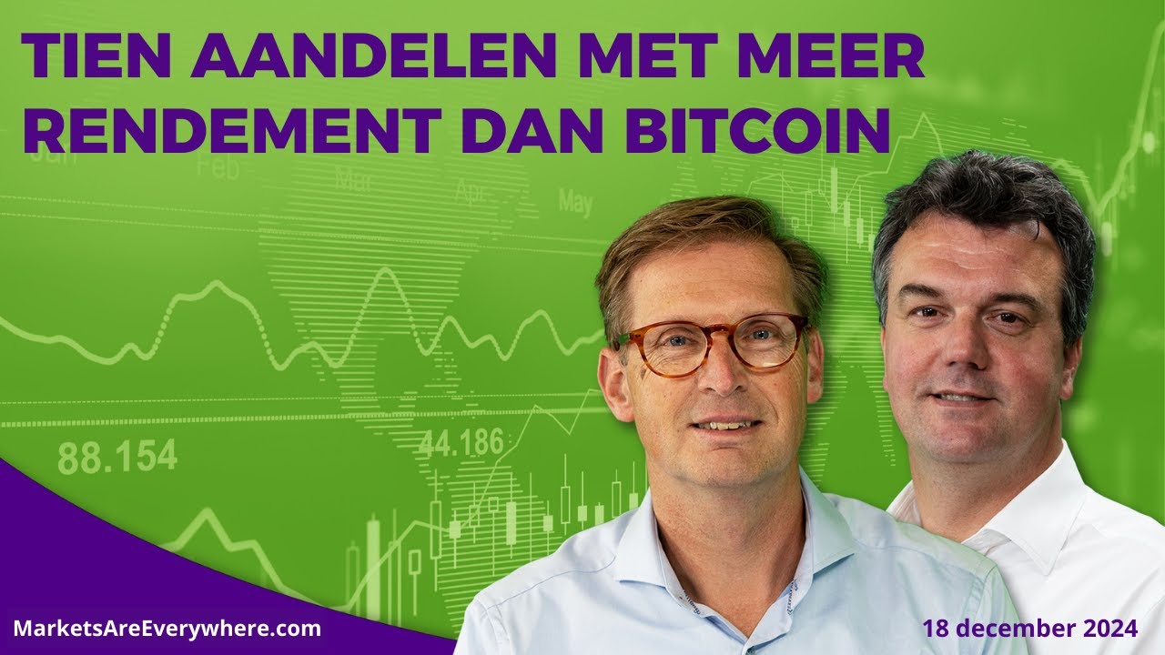 Tien aandelen met meer rendement dan Bitcoin